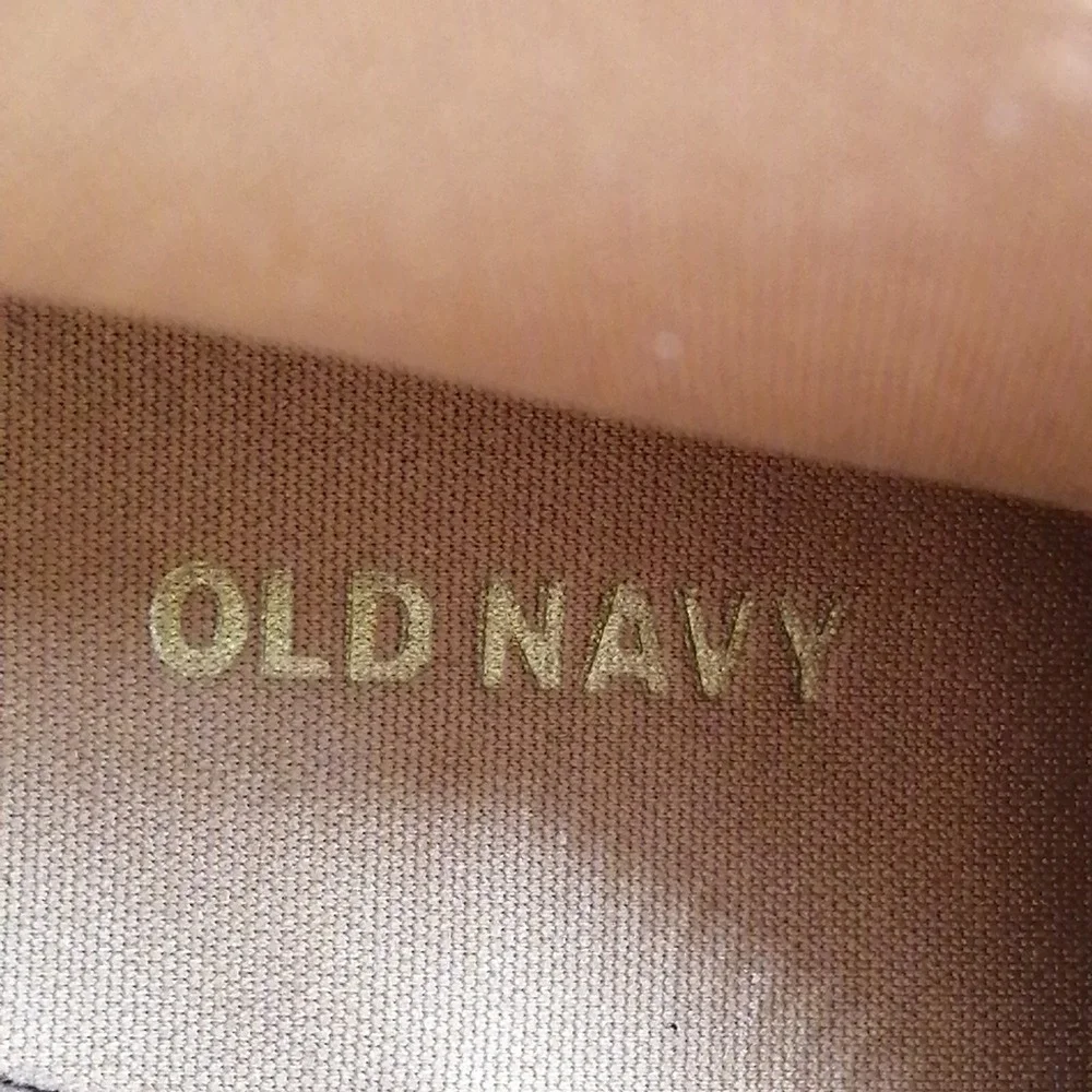 Old Navy Womens Western Ankle Boot Tan Cuban Heel Side Zip Pointed Toe 7